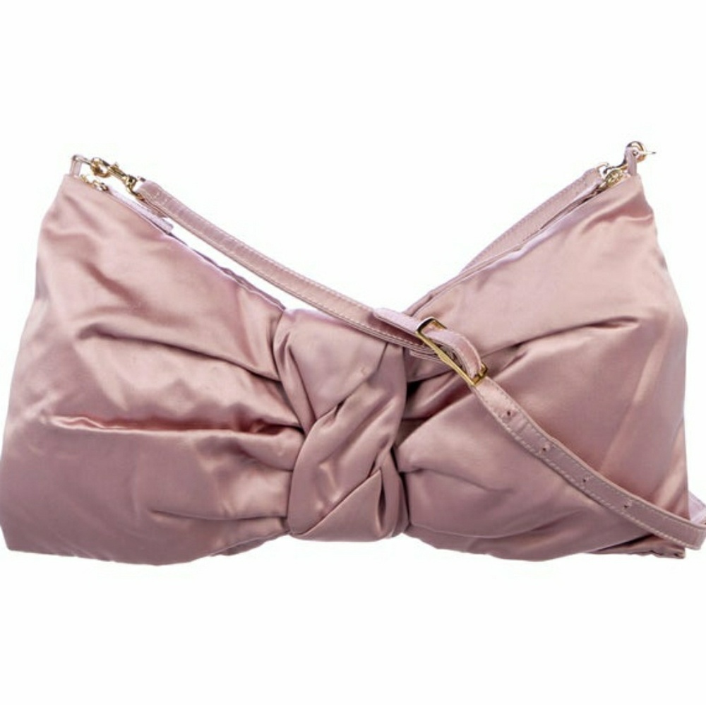 Valentino Rare Vintage Satin Bow Bag